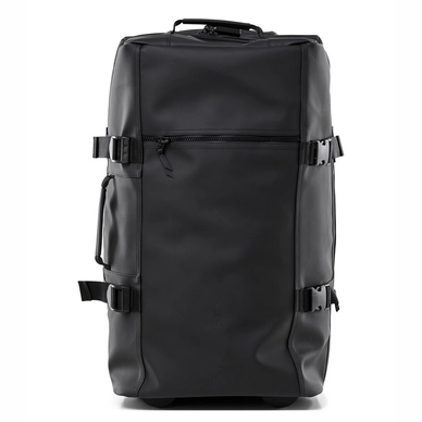 Reisetasche RAINS Travel Bag Large Black Gummistiefelexperte